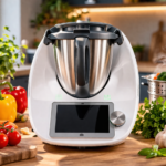 nowoczesny robot kuchenny w kuchni przygotowywanie jedzenia Thermomix